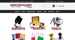 Desktop Screenshot of jewelrydisplaysandboxes.com